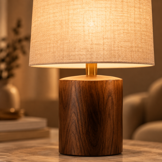 Noma Walnut Lamp